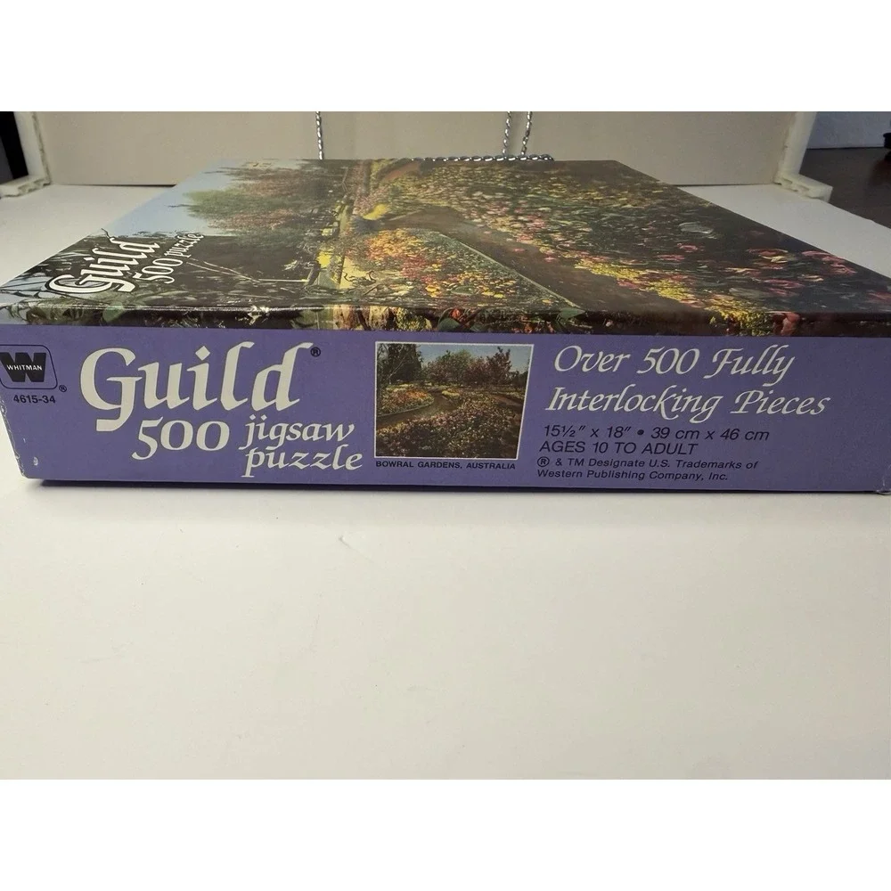 Jigsaw Puzzle Sealed Whitman 4615-34 Guild Bowral Gardens Australia 500 Piece